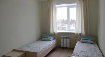 Фото номера Двухместный номер с 1 кроватью или 2 отдельными кроватями и общей ванной комнатой Гостиница Хостел Круиз - Большая Ель г. Великий Новгород 2