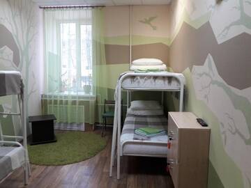 Фото номера Кровать в общем четырехместном номере для мужчин и женщин Гостиница БМ Хостел В.Новгород г. Великий Новгород 5